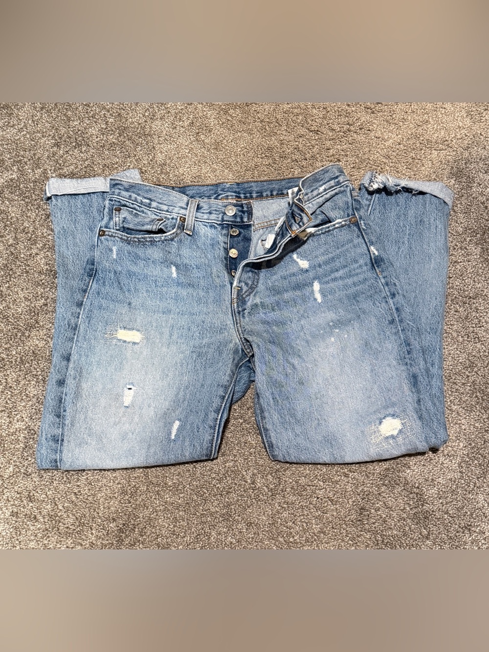 Levi’s Light Blue Distressed skinny jean